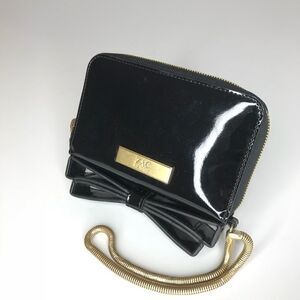 ZAC Posen Black Clutch Bow NWT